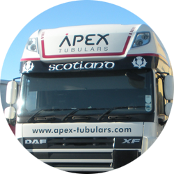One of Apex Tubulars' lorries